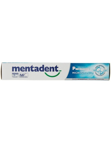 mentadent dentifricio 75ml con microgranuli - perfetta pulizia interdentale: tuttocasashop.live: igiene e cura della persona