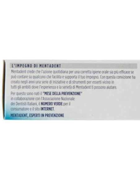 mentadent dentifricio 75ml con microgranuli - perfetta pulizia interdentale: tuttocasashop.live: igiene e cura della persona