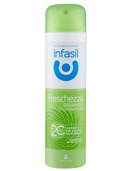 infasil deodorante spray - 150ml - freschezza dinamica - 48h - 2c: tuttocasashop.live: igiene e cura della persona