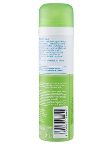 infasil deodorante spray - 150ml - freschezza dinamica - 48h - 2c: tuttocasashop.live: igiene e cura della persona
