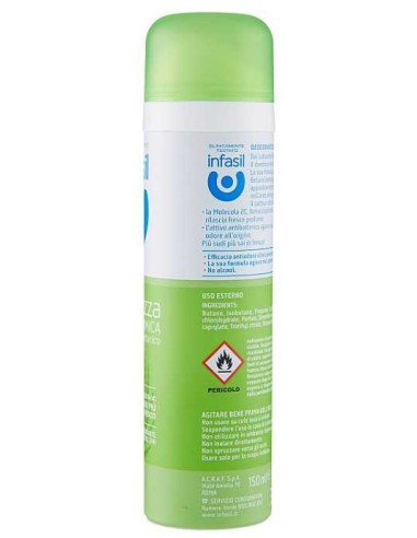 infasil deodorante spray - 150ml - freschezza dinamica - 48h - 2c: tuttocasashop.live: igiene e cura della persona