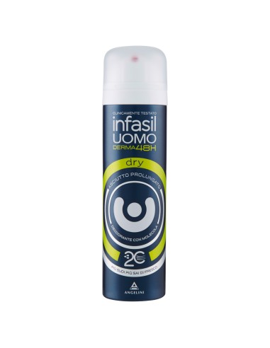 infasil deodorante spray - 150ml - men dry - 48h - 2c - uomo: tuttocasashop.live: igiene e cura della persona