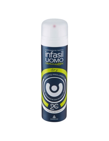 infasil deodorante spray - 150ml - men dry - 48h - 2c - uomo: tuttocasashop.live: igiene e cura della persona