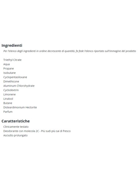 infasil deodorante spray - 150ml - men dry - 48h - 2c - uomo: tuttocasashop.live: igiene e cura della persona
