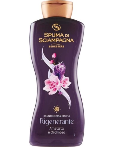 spuma di sciampagna bagnodoccia crema - 650ml - ametista e orchidea: tuttocasashop.live: igiene e cura della persona
