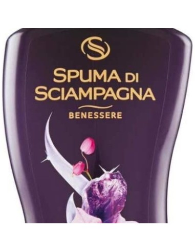 spuma di sciampagna bagnodoccia crema - 650ml - ametista e orchidea: tuttocasashop.live: igiene e cura della persona