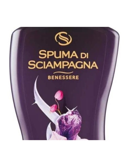 spuma di sciampagna bagnodoccia crema - 650ml - ametista e orchidea: tuttocasashop.live: igiene e cura della persona