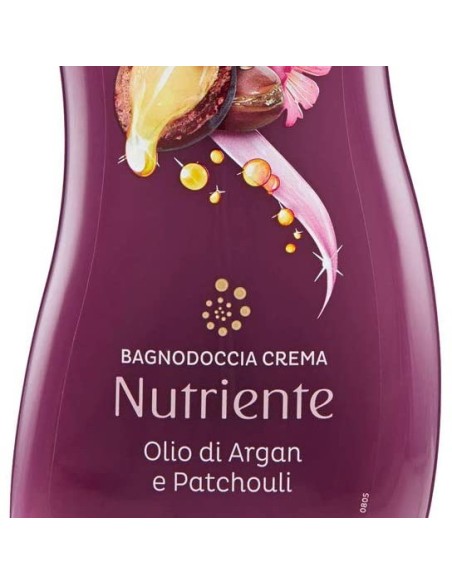 spuma di sciampagna bagnodoccia crema - 650ml - olio di argan e patchouli: tuttocasashop.live: igiene e cura della persona