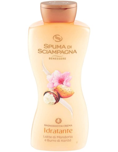 spuma di sciampagna bagnodoccia crema - 650ml - latte di mandorla e karite': tuttocasashop.live: igiene e cura della persona