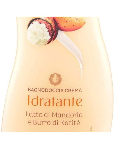 spuma di sciampagna bagnodoccia crema - 650ml - latte di mandorla e karite': tuttocasashop.live: igiene e cura della persona