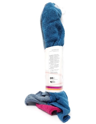 clendy panno in microfibra - 35x35cm - 3 pezzi - multiuso - colori assortiti: tuttocasashop.live: pulizia e cura della casa