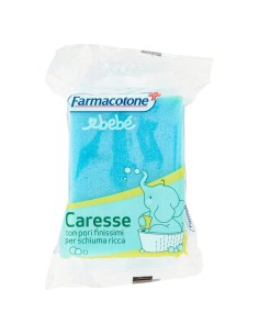 farmacotone bebe' spugna da bagno - extra soffice - 13x9x6cm: tuttocasashop.live: igiene e cura della persona