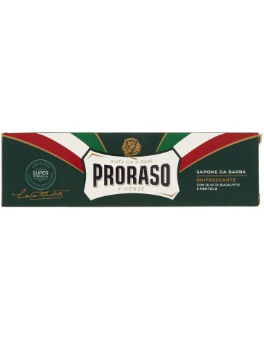 proraso sapone da barba tubo 150ml - rinfrescante olio di eucalipto mentolo: tuttocasashop.live: igiene e cura della persona