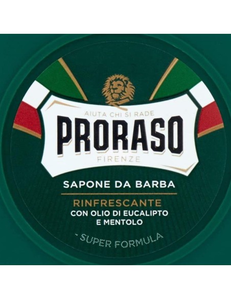 proraso sapone da barba vaso 150ml - rinfrescante olio di eucalipto mentolo: tuttocasashop.live: igiene e cura della persona