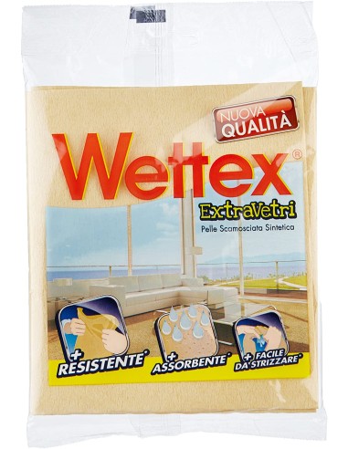 wettex extra multiuso panno scamosciato sintetico - 35x40cm - extravetri: tuttocasashop.live: pulizia e cura della casa