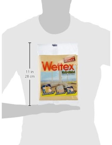 wettex extra multiuso panno scamosciato sintetico - 35x40cm - extravetri: tuttocasashop.live: pulizia e cura della casa