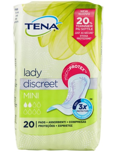 tena lady assorbenti - 20 pezzi - mini: tuttocasashop.live: igiene e cura della persona