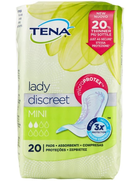 tena lady assorbenti - 20 pezzi - mini: tuttocasashop.live: igiene e cura della persona