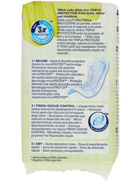 tena lady assorbenti - 20 pezzi - mini: tuttocasashop.live: igiene e cura della persona