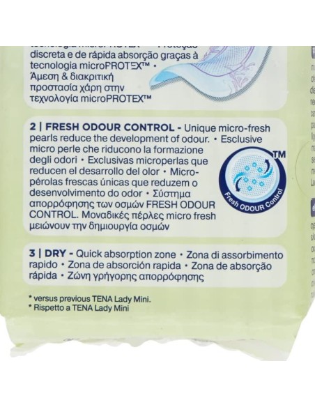 tena lady assorbenti - 20 pezzi - mini: tuttocasashop.live: igiene e cura della persona