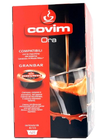 covim ora caffe' - 48 capsule granbar - compatibili lavazza a modo mio: tuttocasashop.live: altro - bazar