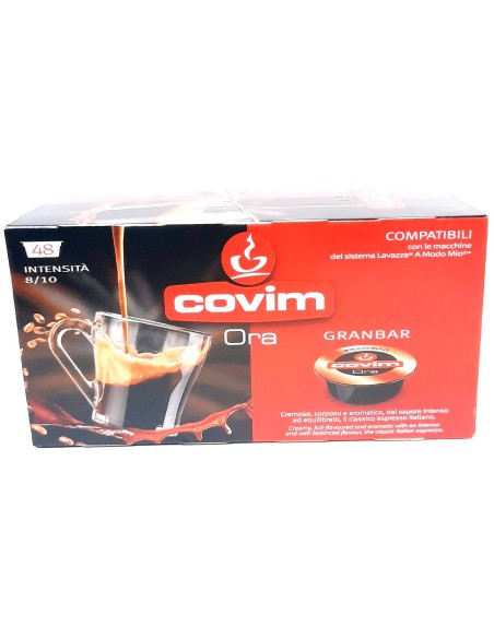 covim ora caffe' - 48 capsule granbar - compatibili lavazza a modo mio: tuttocasashop.live: altro - bazar