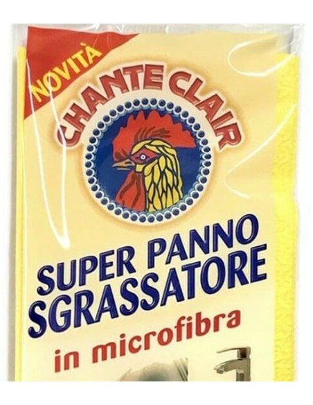 chanteclair super panno sgrassatore in microfibra - senza graffi e aloni: tuttocasashop.live: pulizia e cura della casa