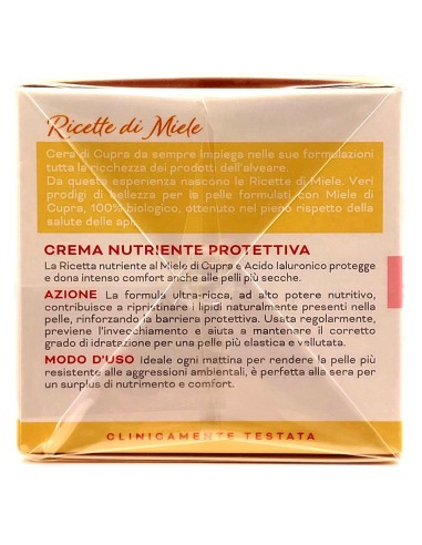 cera di cupra crema viso 50ml nutriente protettiva miele e acido ialuronico: tuttocasashop.live: igiene e cura della persona