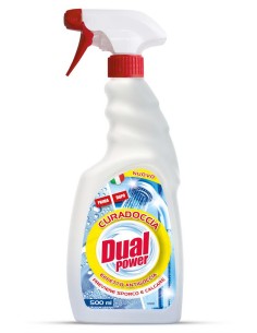 dual power cura doccia spray - 500ml - detergente anticalcare: tuttocasashop.live: pulizia e cura della casa
