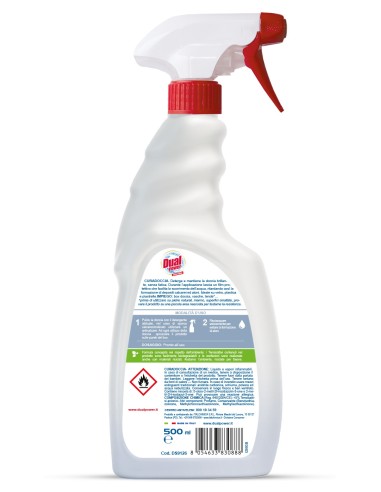 dual power cura doccia spray - 500ml - detergente anticalcare: tuttocasashop.live: pulizia e cura della casa