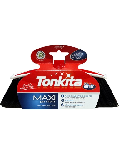 tonkita arix scopa maxi - per interni - ampia superficie pulente - antiurto: tuttocasashop.live: pulizia e cura della casa