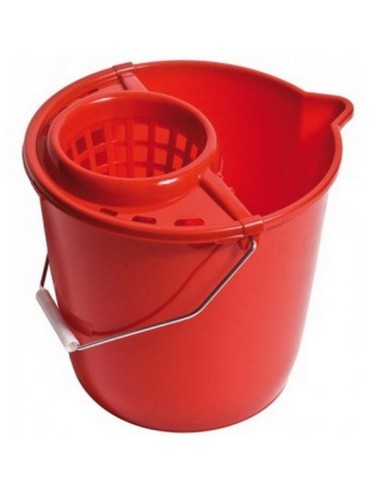 fatigati secchio con strizzatore universale per mocio lavapavimenti - 12 l: tuttocasashop.live: pulizia e cura della casa