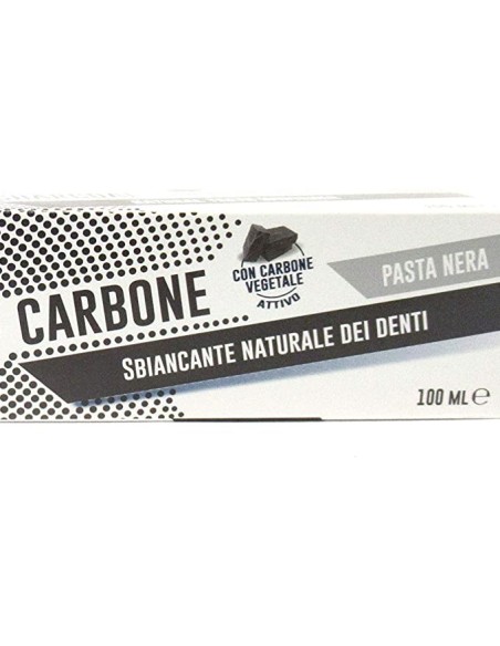 pasta del capitano dentifricio 100ml - carbone - sbiancante naturale: tuttocasashop.live: igiene e cura della persona