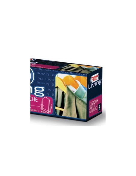 domopak living custodie profumate 65x95cm - 4 pezzi - abiti e giacche: tuttocasashop.live: prodotti per bucato e tessuti