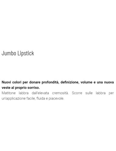 astra jumbo lipstick matitone labbra full color - 03 - red stick: tuttocasashop.live: igiene e cura della persona