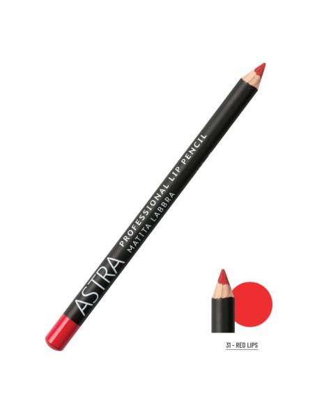 astra professional lip pencil - matita labbra - 31 - red lips: tuttocasashop.live: igiene e cura della persona