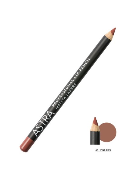 astra professional lip pencil - matita labbra - 33 - pink lips: tuttocasashop.live: igiene e cura della persona