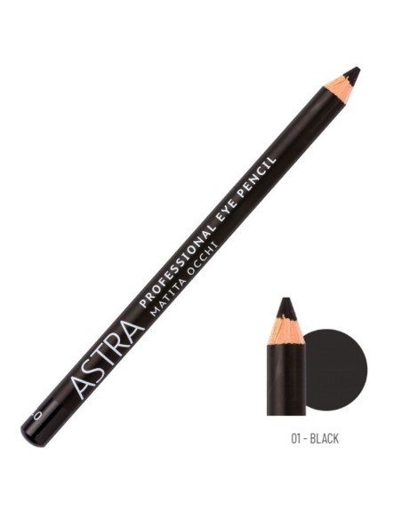 astra professional eye pencil - matita occhi - 01 nera: tuttocasashop.live: igiene e cura della persona