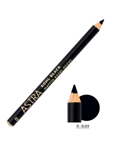 astra kohl black matita kajal occhi - nera: tuttocasashop.live: igiene e cura della persona
