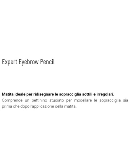 astra expert eyebrown pencil - matita sopracciglia - eb1 - black: tuttocasashop.live: igiene e cura della persona