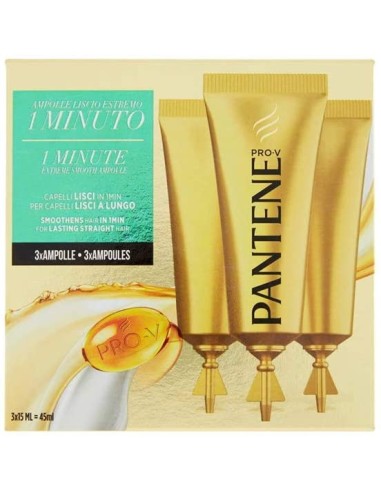 pantene pro-v ampolle trattamento capelli - 15ml - 3 pezzi - capelli lisci: tuttocasashop.live: igiene e cura della persona
