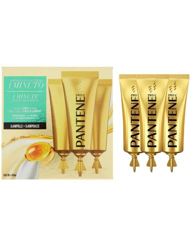 pantene pro-v ampolle trattamento capelli - 15ml - 3 pezzi - capelli lisci: tuttocasashop.live: igiene e cura della persona