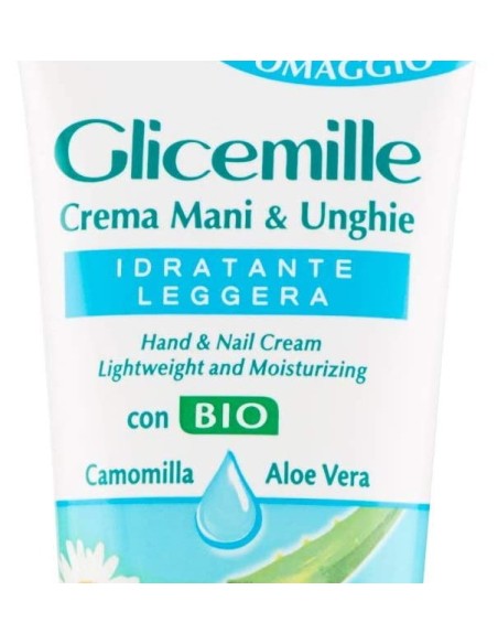 glicemille crema mani - tubo da 100ml - idratante con bio camomilla e aloe: tuttocasashop.live: igiene e cura della persona