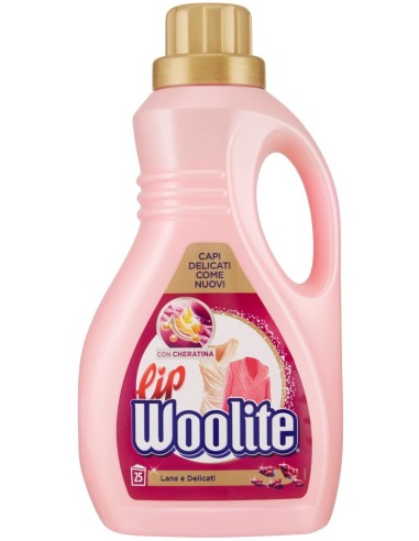 lip woolite detersivo lavatrice e a mano - 1500ml - rosa - lana e delicati: tuttocasashop.live: prodotti per bucato e tessuti