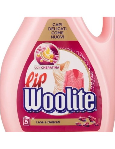 lip woolite detersivo lavatrice e a mano - 1500ml - rosa - lana e delicati: tuttocasashop.live: prodotti per bucato e tessuti