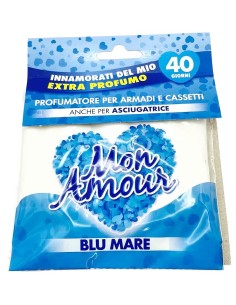 mon amour profumatore - 12 grammi - blu - per armadi cassetti asciugatrici: tuttocasashop.live: prodotti per bucato e tessuti