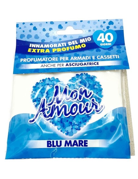 mon amour profumatore - 12 grammi - blu - per armadi cassetti asciugatrici: tuttocasashop.live: prodotti per bucato e tessuti