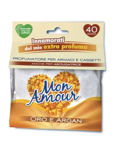 mon amour profumatore - 12 grammi - oro - per armadi cassetti asciugatrici: tuttocasashop.live: prodotti per bucato e tessuti