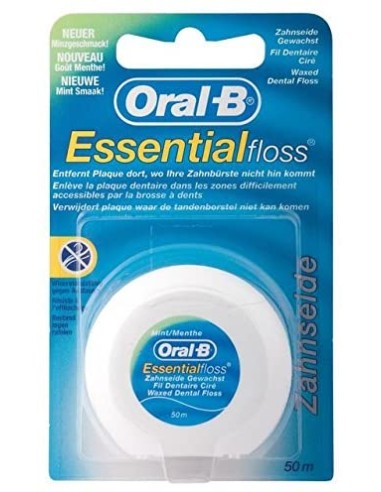 oral-b essential floss - filo interdentale cerato - 50 metri - art.029: tuttocasashop.live: igiene e cura della persona