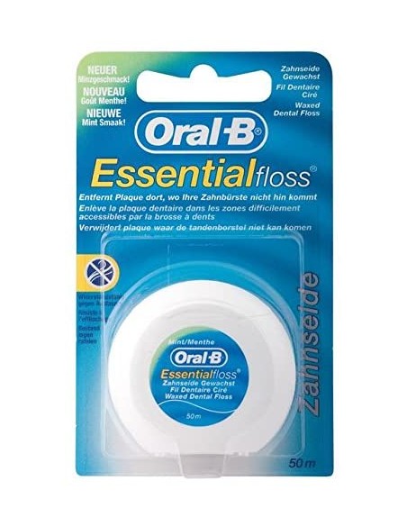 oral-b essential floss - filo interdentale cerato - 50 metri - art.029: tuttocasashop.live: igiene e cura della persona